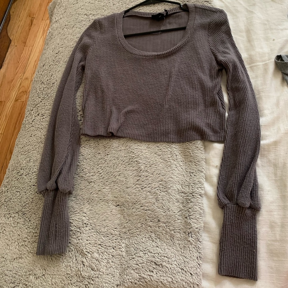 Urban Outfitters Cropped Shirt